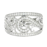 Sterling Silver Semi Mount Ring Setting Round RD 1.25mm - Syzjewelry